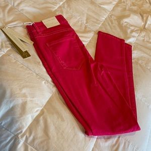 Vintage LC Lauren Conrad “Kate - the pencil” Pink Stretch Jeans Womens Size 4